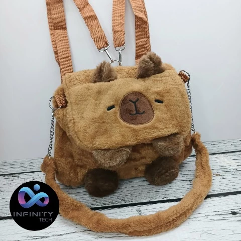 MOCHILA CARTERA CAPIBARA