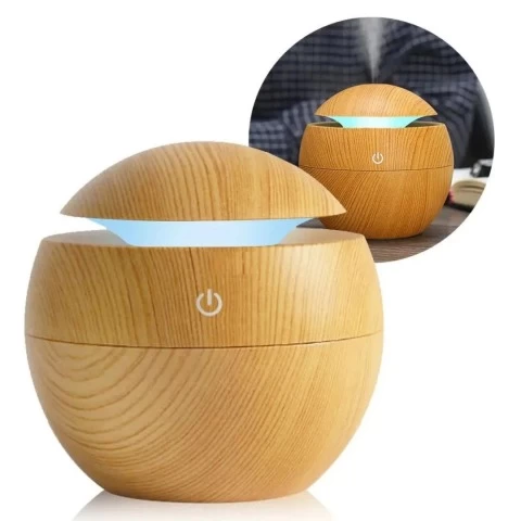 HUMIDIFICADOR ESFERA LED 7 COLORES
