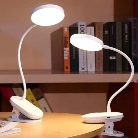 LÁMPARA VELADOR LED PINZA RECARGABLE