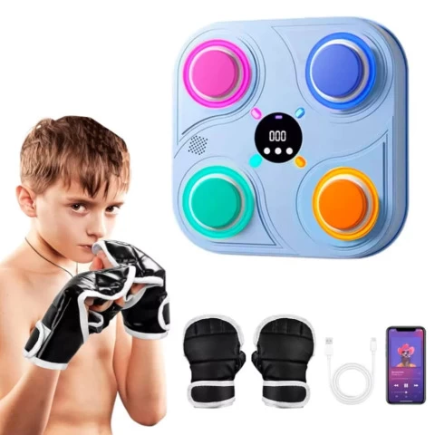 MAQUINA DE BOXEO BLUETOOTH MUSICAL CON LUZ